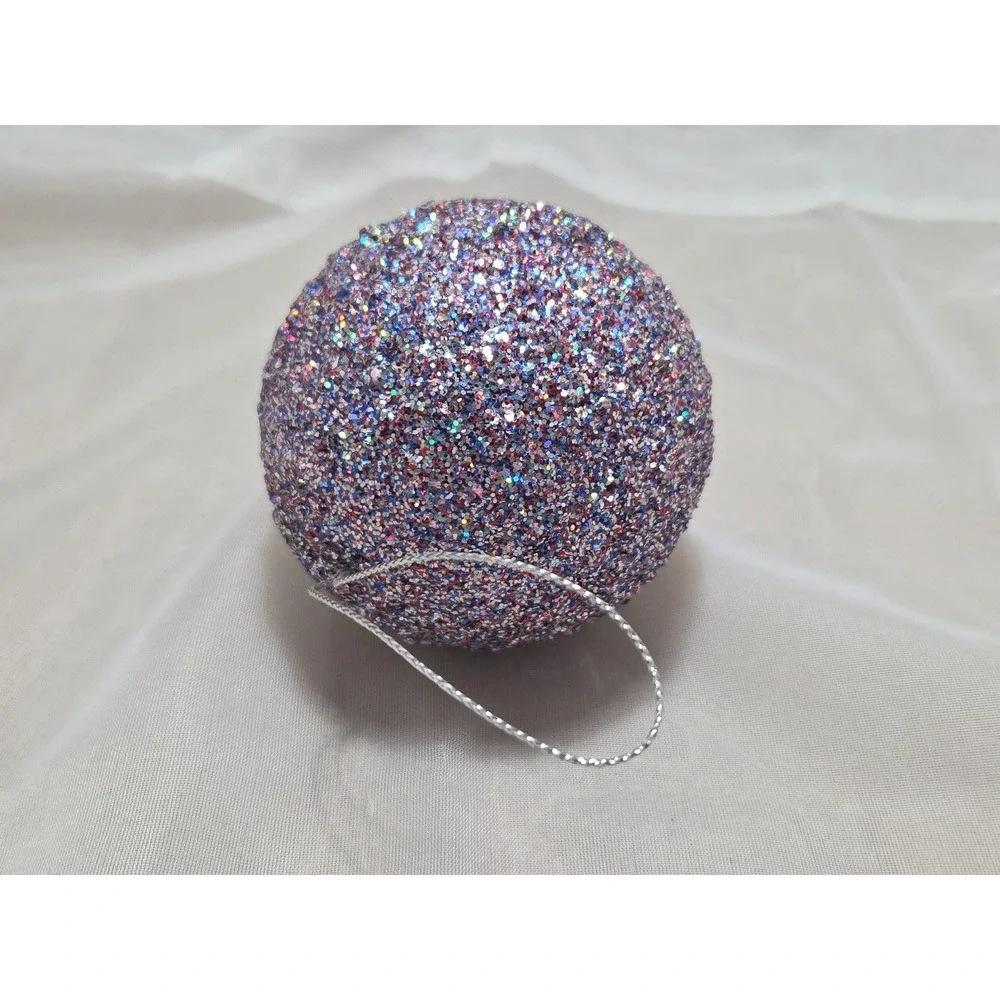 Vintage Iridescent Glitter‎ Christmas Ornament